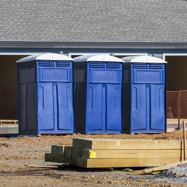 what is the maximum capacity for a single porta potty in Kewanee Missouri